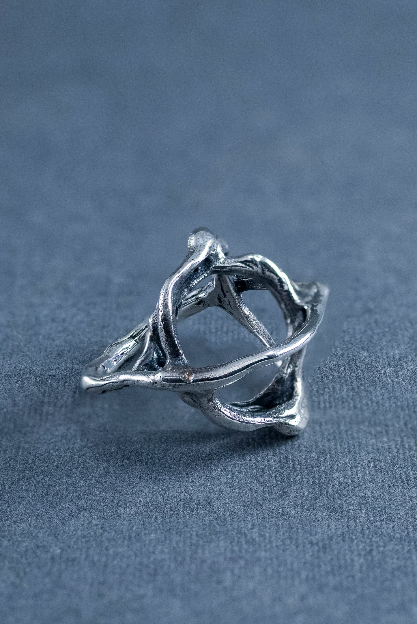 Sculptural Silver Ring